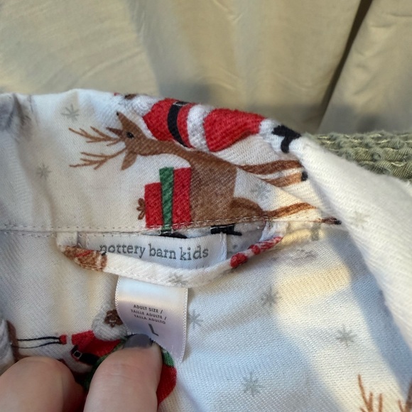 Festive Santa adult Pajamas - Picture 2 of 4